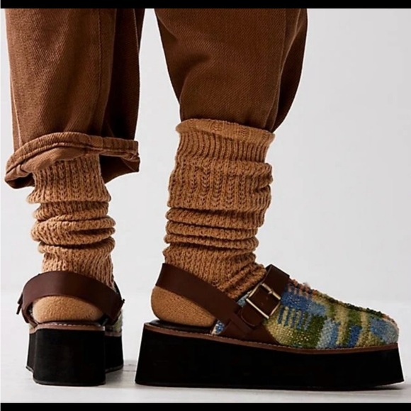 Free People Astrid Platform Mules. - Picture 4 of 8